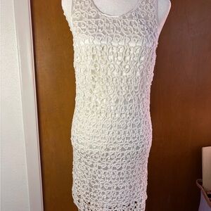Laundry by Shelli Segal White Lace Sheath Dress Size 8